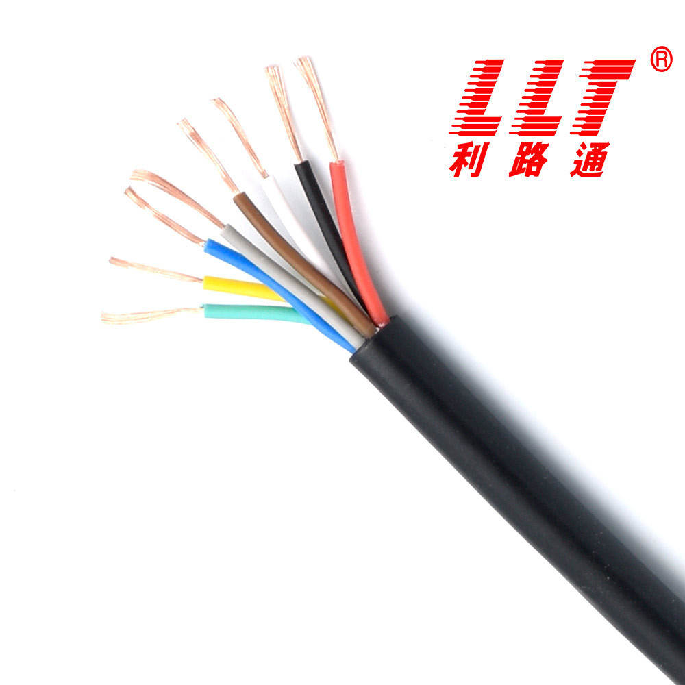 热销利路通avvr护套线8铜芯电缆0.20.3平方国标芯现货供应