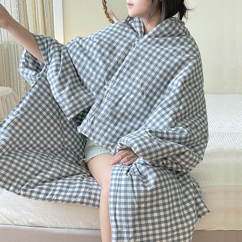 办公室午休被可以穿的懒人被学生午睡披肩被宿舍可折叠沙发小被子,居家布艺,抱枕被,淘宝优惠券,粉丝福利购,淘宝优惠卷