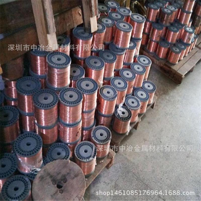 热销厂家生产镀铜装紫铜线c1100p高铜导电纯铜丝精密轴线