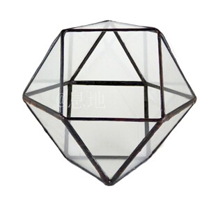 16012a 几何微景观花房玻璃盆栽摆件多肉植物玻璃小花房 包邮