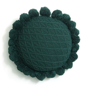 向阳花套北欧风圆形靠枕沙发蒲团抱枕ins客厅靠垫床上抱枕靠垫套