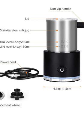 热销泡不锈钢杯加热奶泡机电动家用打奶器小型奶milkfrother器