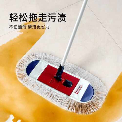 0fe9拖把平板家用一拖净大号尘推地板墩布棉线瓷砖布吸水干湿两用
