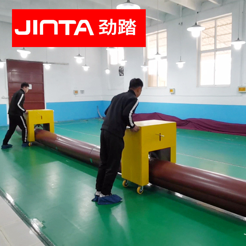 劲踏pvc运动地胶收卷专用移动车净重46KG商场活动地胶收卷移动车
