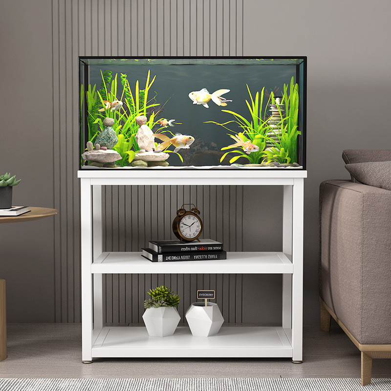 钢架鱼缸柜鱼缸桌龟缸架鱼缸底座金属鱼缸架子承重多层鱼缸架