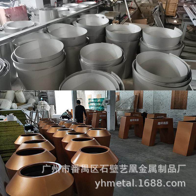 热销不锈钢花盆街道花钵户外种植箱花池金属商业圆形马路组合花槽,鲜花速递/花卉仿真/绿植园艺,花盆,淘宝优惠券,粉丝福利购,淘宝优惠卷