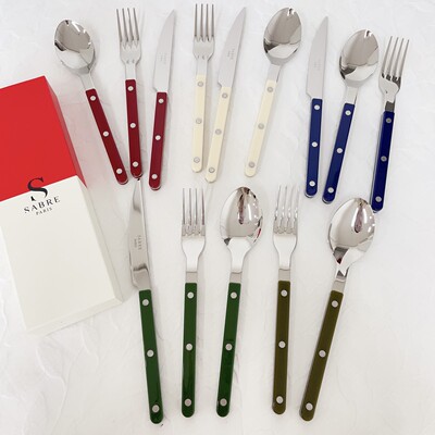 法国Sabre Paris小酒馆高级不锈钢西餐具刀叉勺子黄油刀牛排刀