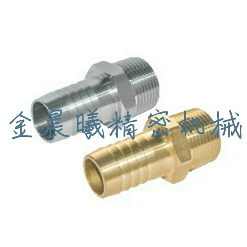 J-XXU01不锈钢软管接头 直接头 外螺纹型 J-XXU03 怡合达全系列