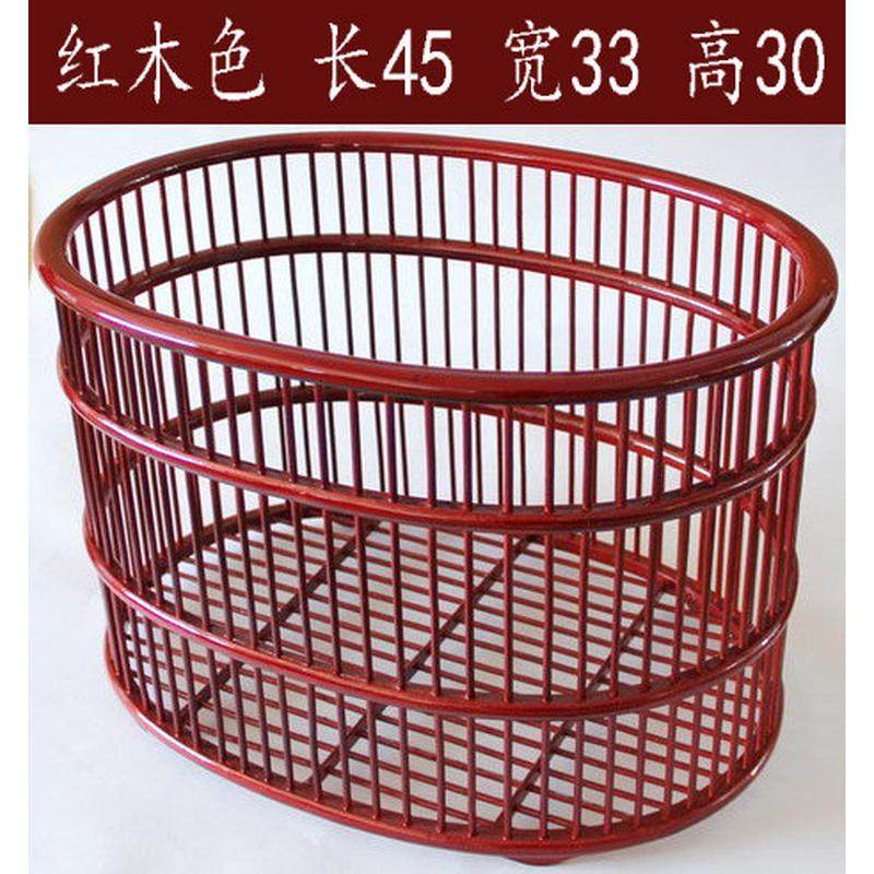 热销td61蛋形毛巾布酒店宾馆筐草筐收纳筐竹编手工艺收纳篮布草框