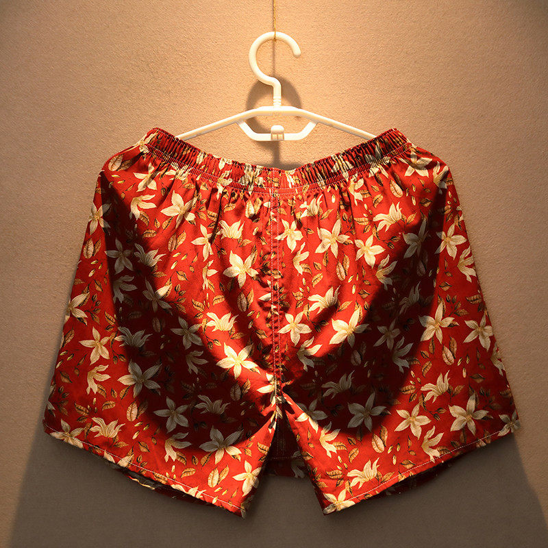 宽松男士内裤平角纯棉居家时尚舒适裤衩睡裤休闲四角阿罗短裤头,女士内衣/男士内衣/家居服,男阿罗裤,淘宝优惠券,粉丝福利购,淘宝优惠卷