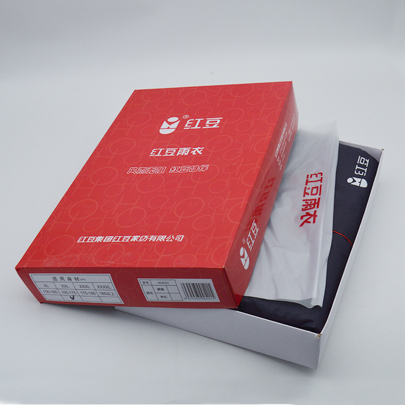 热销红豆9003热销反光条分体雨衣成人套装时尚雨具男女式骑行双层