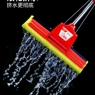 热销吸水拖把家用海绵拖把免手洗懒人大号挤水胶棉拖布头一拖净