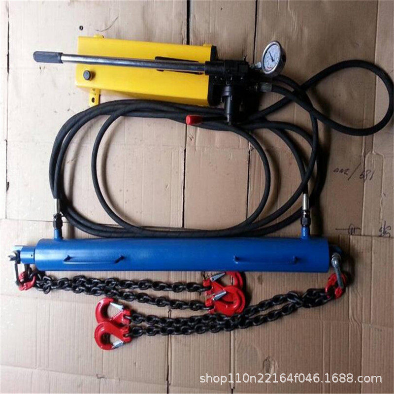 热销矿用液压紧链器10t20t30t手动气动链链器电动刮板机液压紧紧 - 实物图