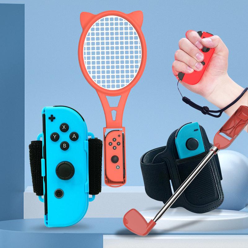 阿吉托摩Switch Sports体感运动游戏套装Switch游戏配件10合1套装