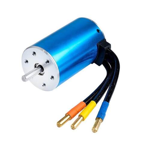 热销3660四级越野无刷电机2600kv3100kv马达rc遥控车1/10无感短卡