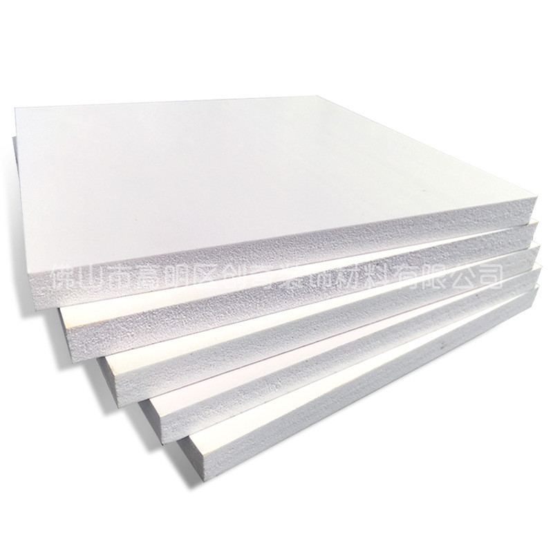 10mmpvc发泡板硬板高密度安迪皮雪弗板结板 广告喷绘形象墙雕刻板