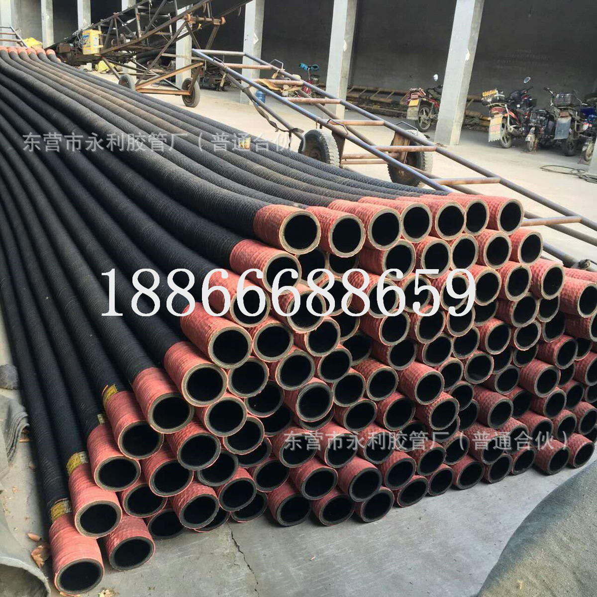 耐磨抽水吸沙钢丝管钢丝橡胶高压管红皮胶管