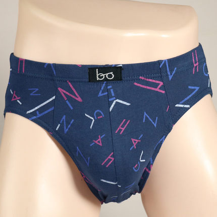 大码字母男士内裤面料全棉质棉100%三角裤中腰短裤纯棉透气宽松夏