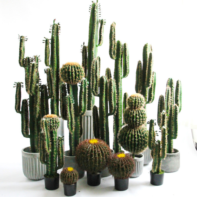 彷真量天尺仙人掌假仙人柱热带沙漠绿植大型绿植落地装饰盆栽摆件