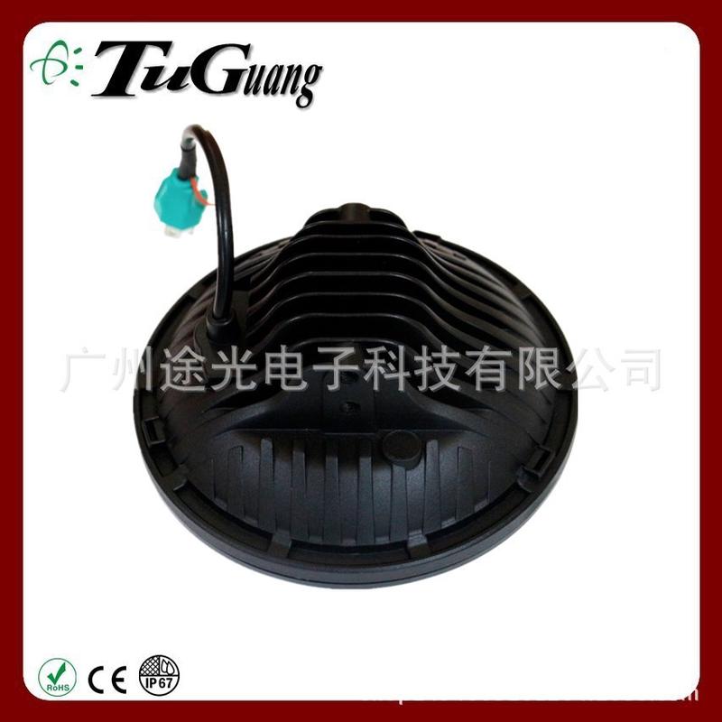 热销现货适用哈雷牧马人7寸105W改装前大灯白黄日行带转向led远近