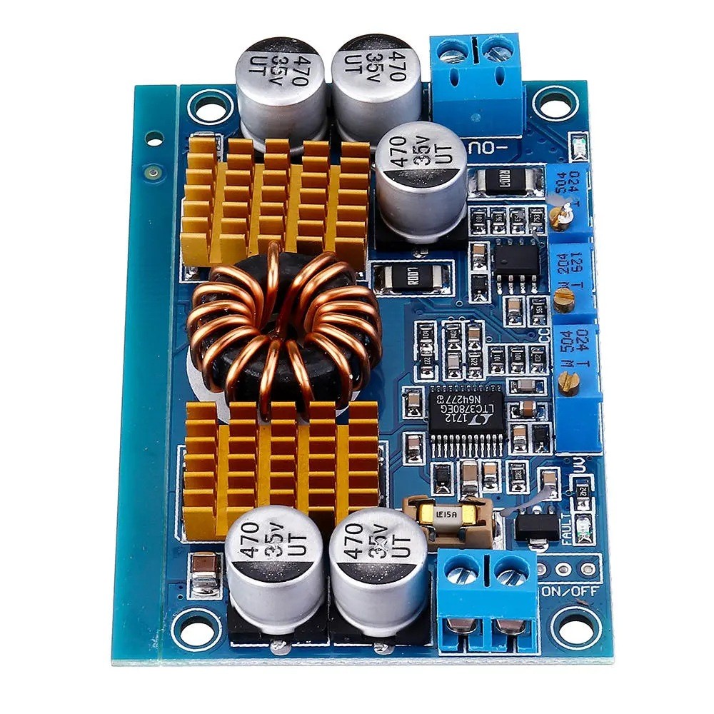 LTC3780自动升降压电源/恒压恒流12V24V稳压/车载/太阳能充电C7B2