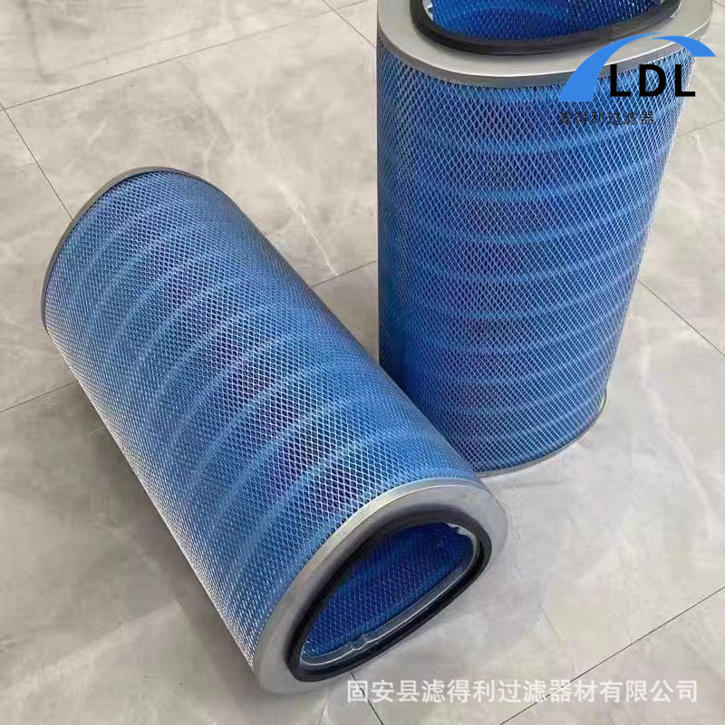 热销除尘型滤筒p034301-016-436聚酯纤维复合纤维型椭圆形阻燃滤