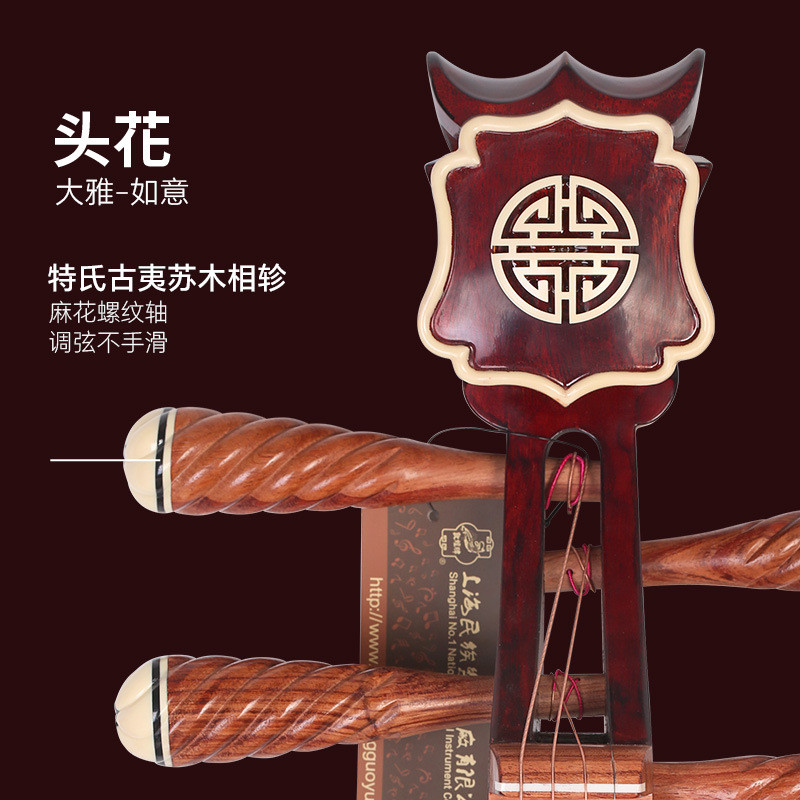 热销敦煌琵琶dy01r大雅如意头敦煌牌成人入门演奏练习专业初学琵