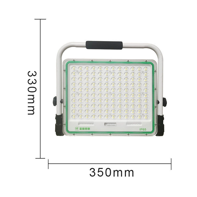 上海防水led充电投光灯200w400w续航达20h户外露营ip66亚明充电灯