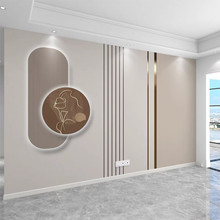 2025新款电视背景墙壁纸客厅壁布简约大气轻奢影视墙纸8D立体壁画