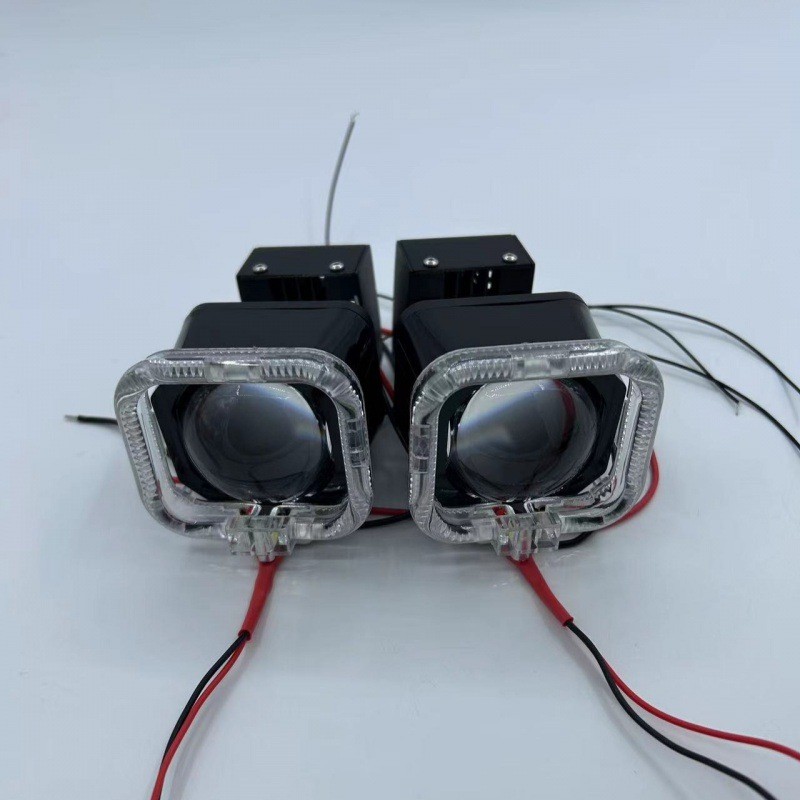 1.5寸LED双光透镜矩阵式模组汽车通用百搭改装远光位LED透镜