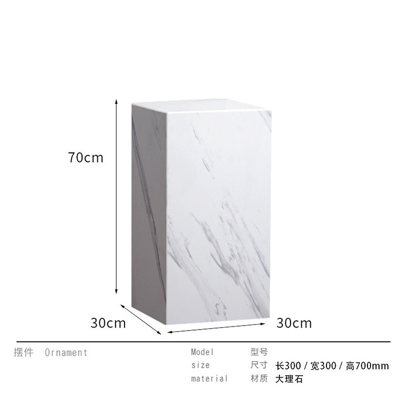 大理石工艺品石墩艺术品灰台古堡雕塑雕塑底座基座落地摆设台摆件