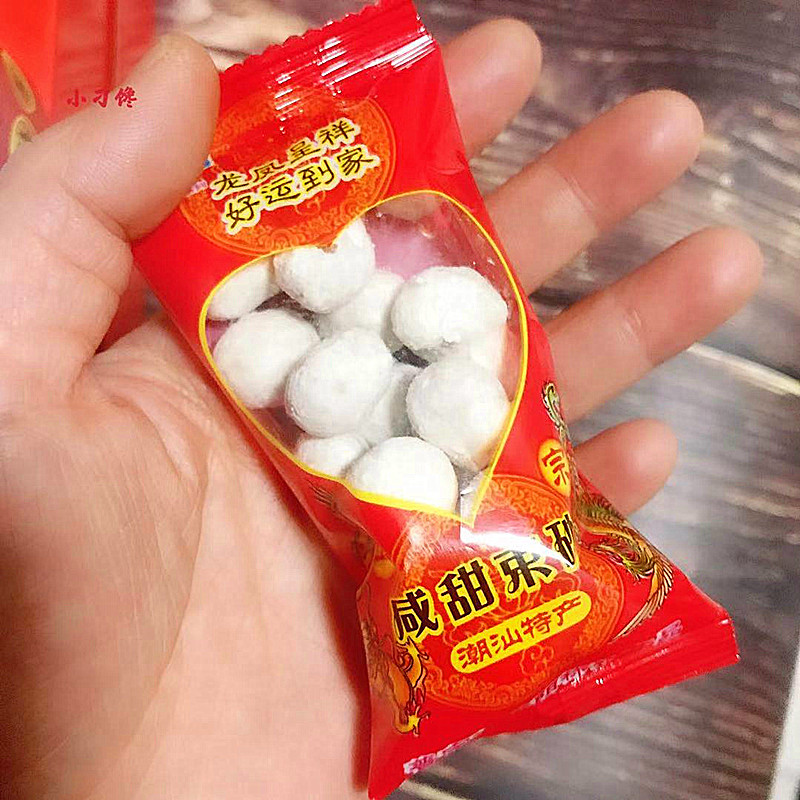 咸甜束砂潮汕特产年货大礼盒独立小袋500G包邮香酥脆皮速沙花生糖
