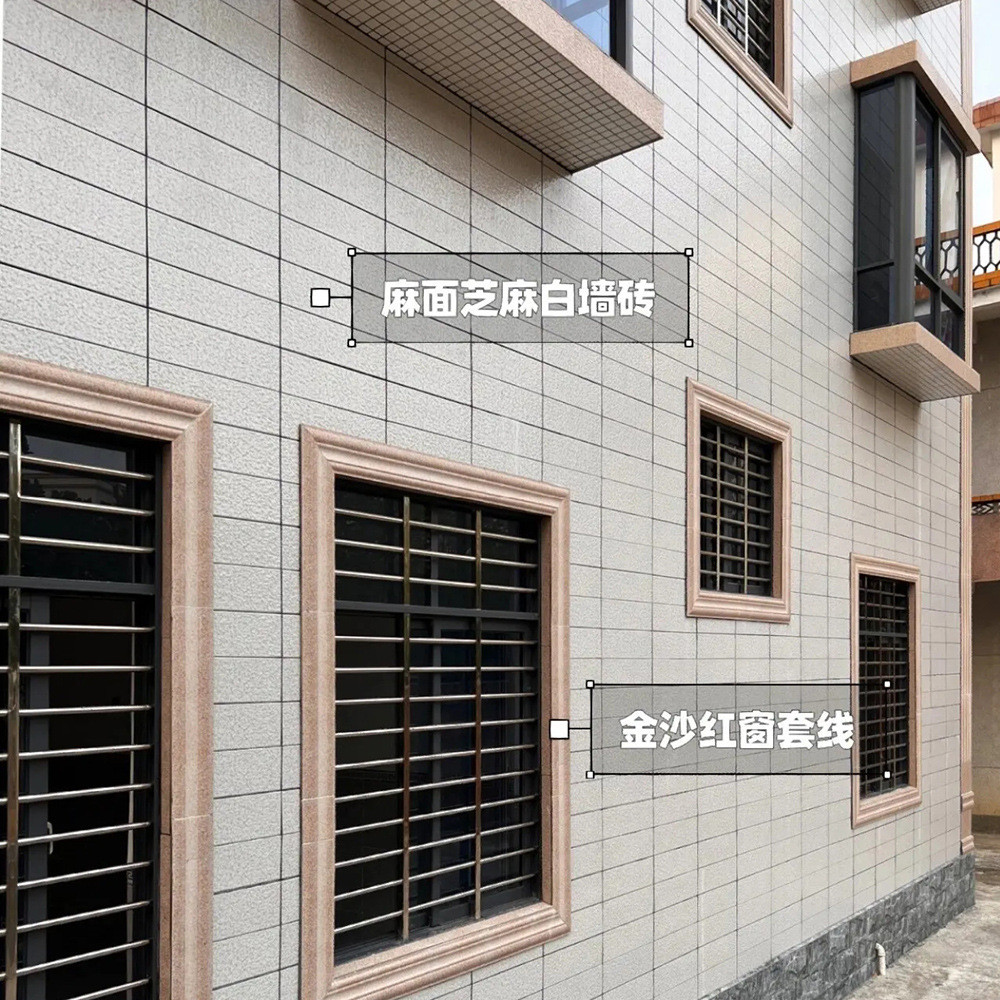 别墅仿石罗马柱窗套线条凹大门柱子墙角石自建房凸面加厚仿花岗岩