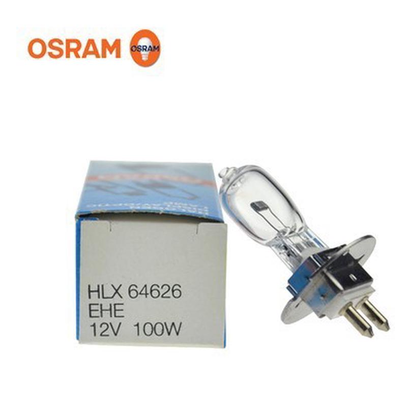 热销ehe12v100wpg22金属粗座铁脚圆盘放射设备灯泡osram欧司朗646