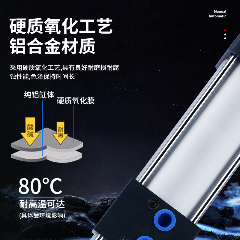 热销力置串联气缸倍多位双行程多层增压sct40x50x63x80x100x125x7
