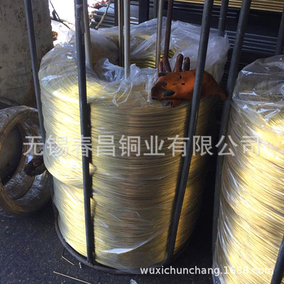厂家供应黄铜丝h65黄铜丝0.1mm-2mm铆钉规格铜线材螺丝多黄铜线