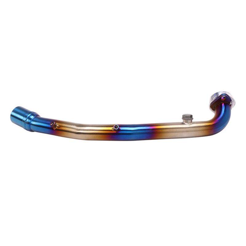 热销适用机车XCiting400 S400前段改装刺激400钛合金前段排气管接