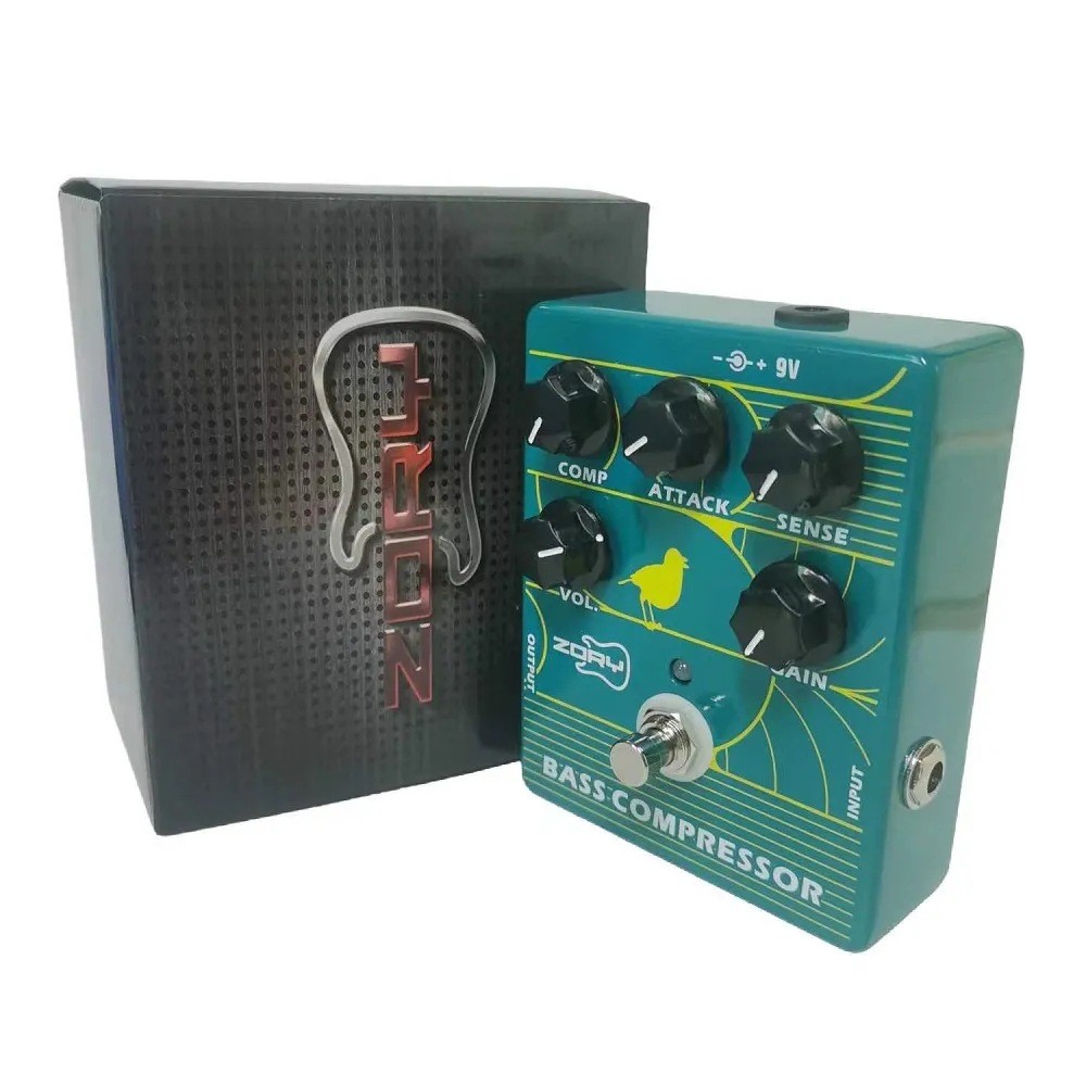 热销zoryzcp2贝司光电压缩效果器贝斯踏板bass压缩踏板