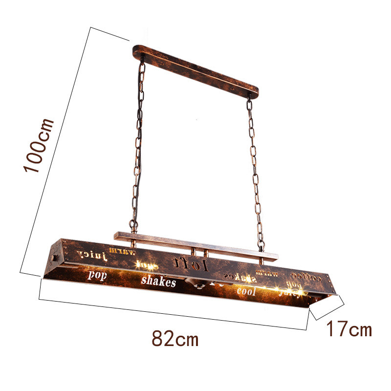 美式复古酒吧工业风吊灯创意个性餐厅loft铁艺怀旧咖啡厅吧台吊灯