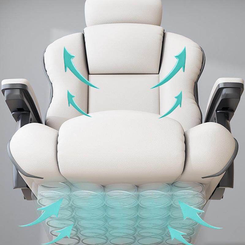 可躺办公椅办公室老板椅人体工学椅子家用座椅舒适久坐弓形椅书房