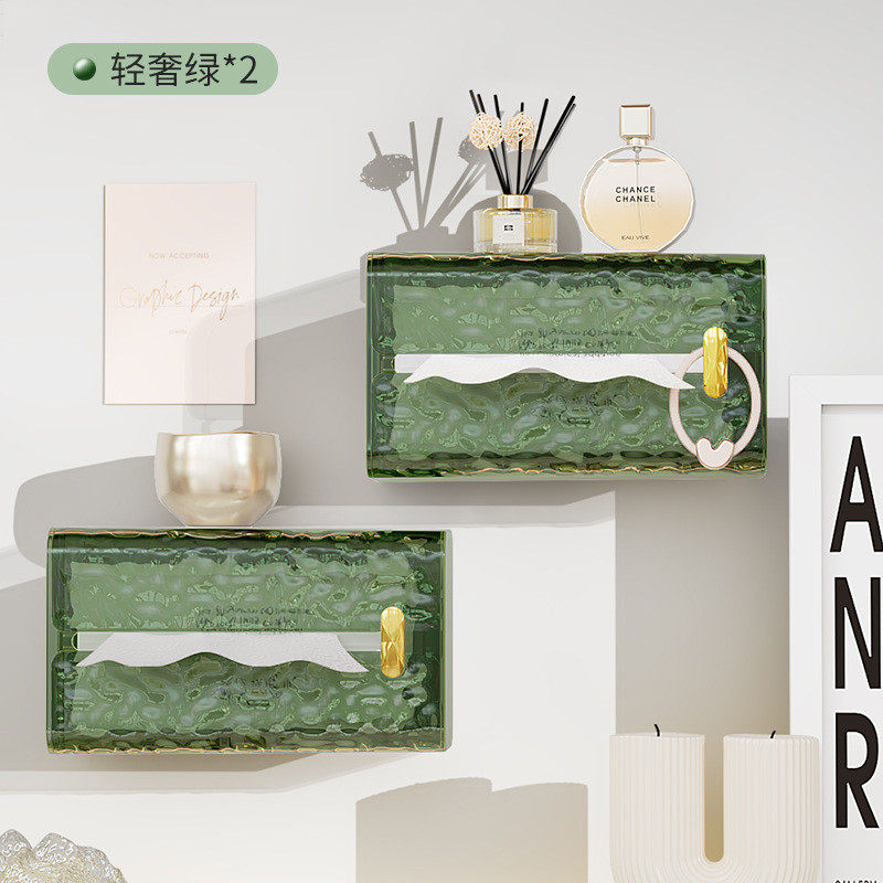 si6k纸抽纸巾盒洗脸巾倒挂收纳厨房抽纸悬挂盒子客厅茶几壁挂式置