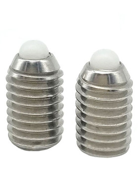 ZAP57粗牙不锈钢短型弹簧柱塞SPRK3/4/5/6/8/10/12/16树脂头分度