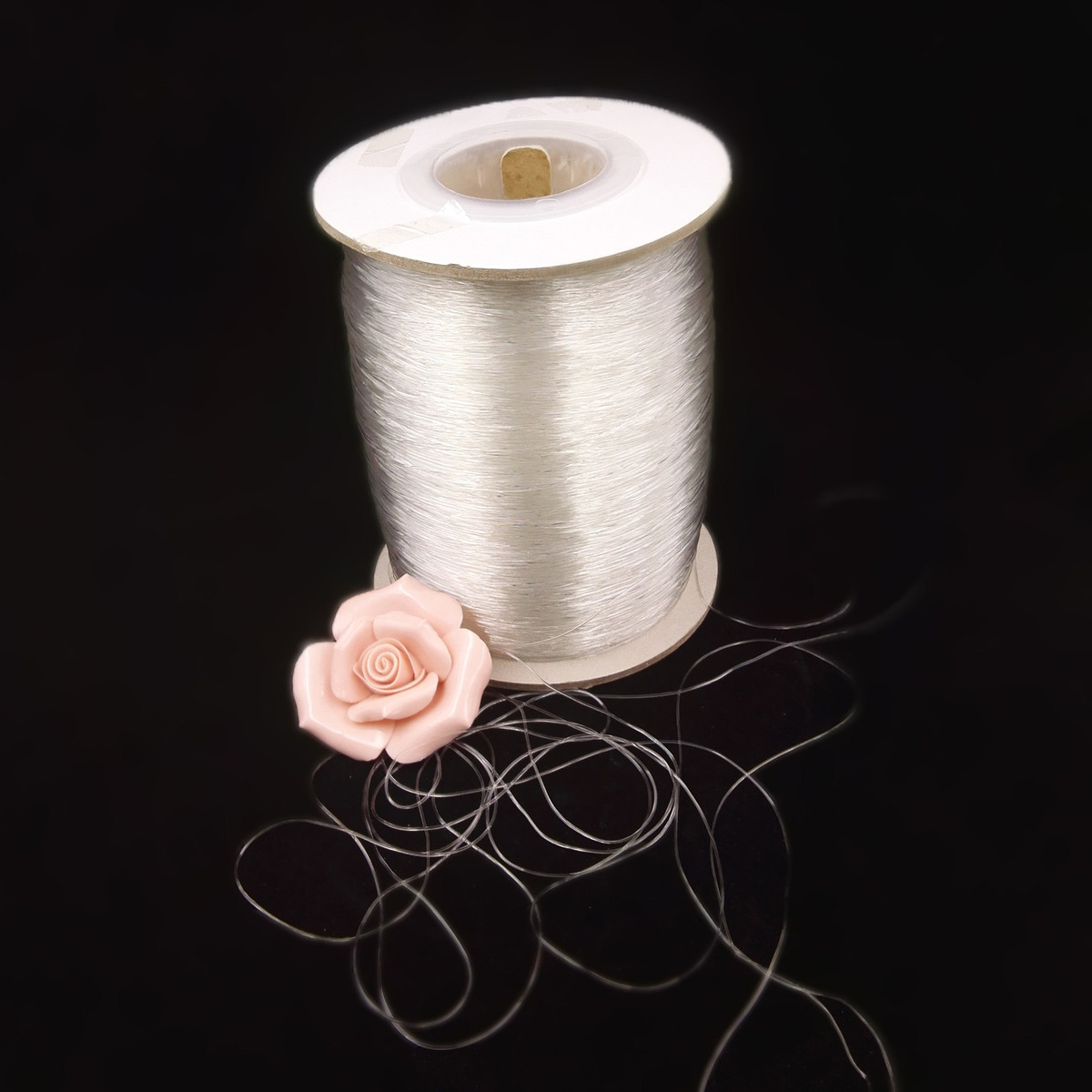 热销供应水晶线弹力线tpu水晶线可编1公斤一卷高弹力水晶线弹力线