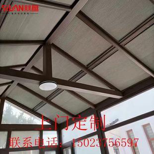 dtp9批发六边形推拉蜂巢帘卧室阳台升降风琴重庆百叶窗帘蜂窝隔热