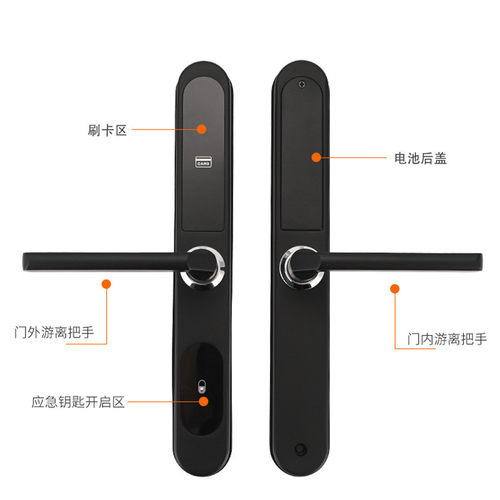 热销厂家智能门锁断桥铝合金刷卡密码锁户外防水庭院窄边防盗门货
