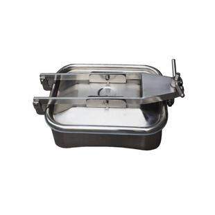 厂家供应快开人孔方形不锈钢孔卫生级人孔人人孔