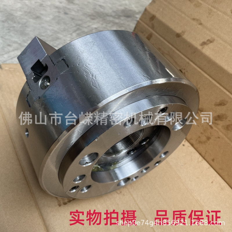 热销批发高精密中空卡盘液压卡盘8寸数三爪卡盘中实车床高速动力