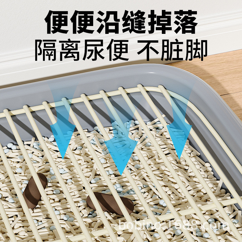 铁网狗厕所平板式狗便盆防尿溅易清洗超大号狗尿盆狗砂盆宠物用品