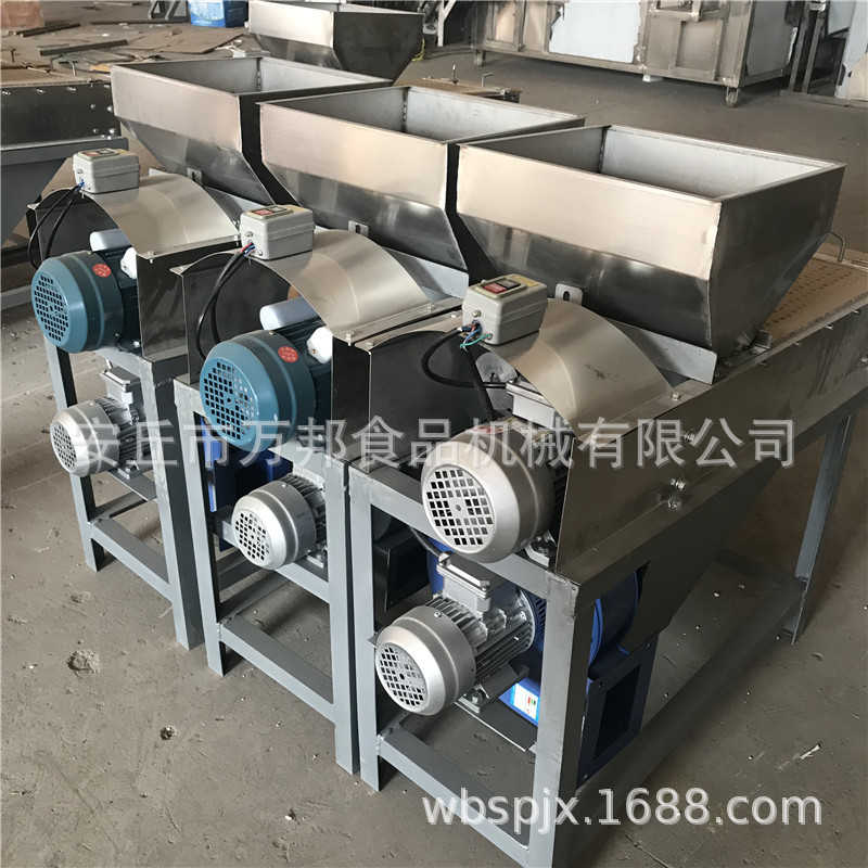 热销小型花生花生米干法脱皮机商用扒皮机花生米红衣脱皮花生去皮