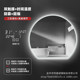 卫生间镜子浴室镜子挂墙式 智能镜防雾半圆形触摸屏厕所镜子led灯